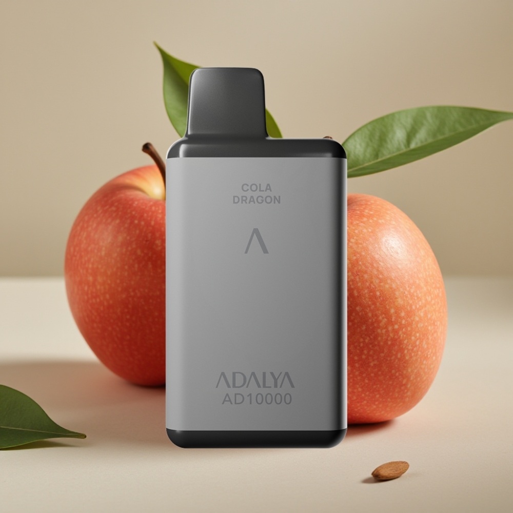 Adalya AD 10000 Puffs Disposable Vape Space Gray USB-C The Two Apples