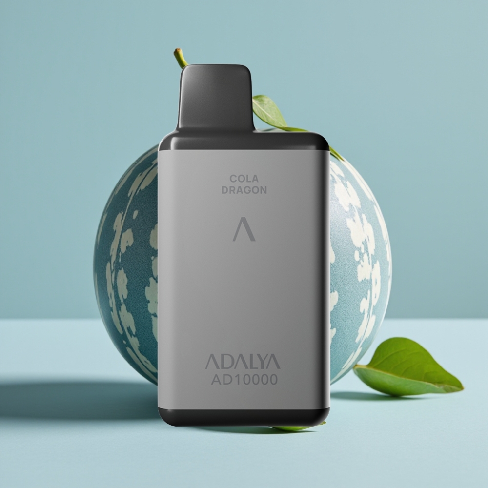 Adalya AD 10000 Puffs Space Gray USB-C Blue Melon Disposable Vape