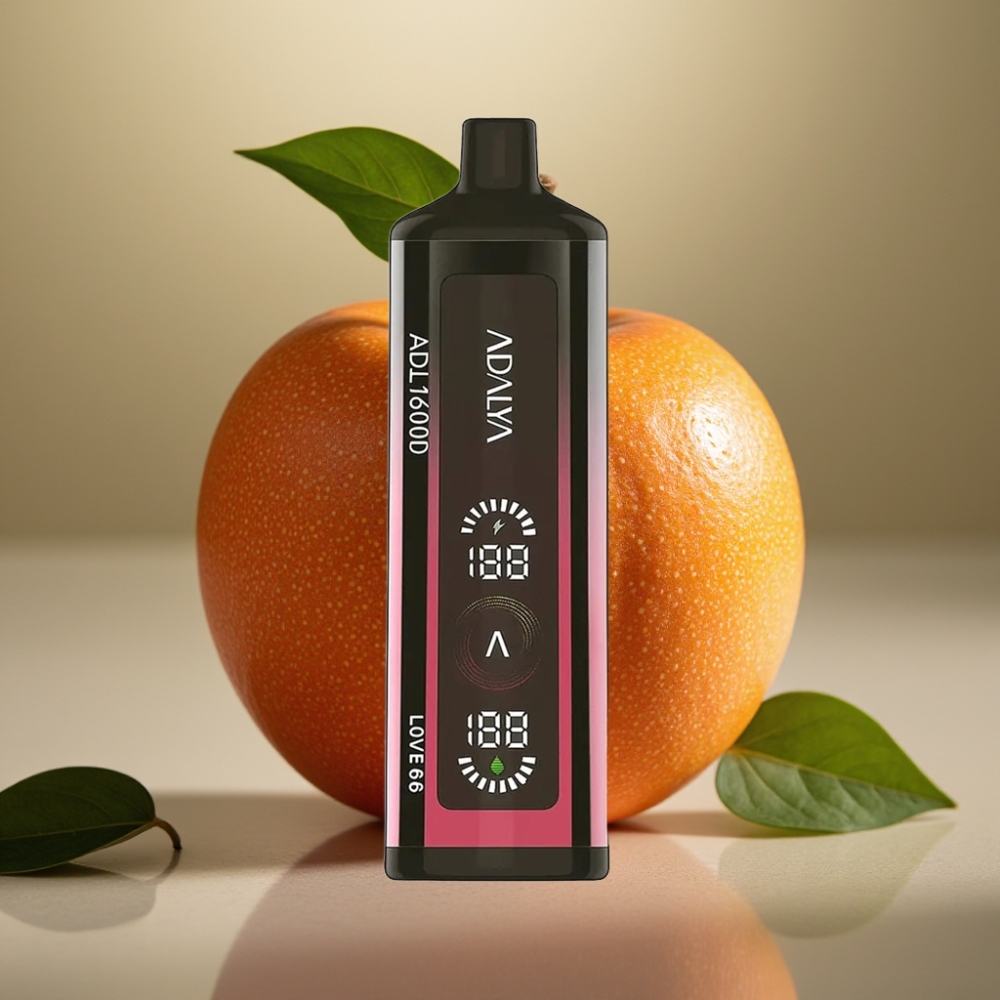 Adalya ADL 16000 PRO Puffs Disposable Vape Staal Pijp Digitaal Scherm USB-C