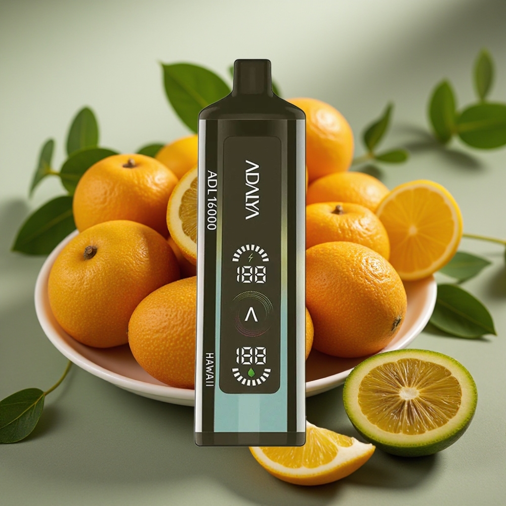 Adalya ADL 16000 PRO Puffs Disposable Vape Stalen Pijp Digitaal Scherm Mesh Coil USB-C