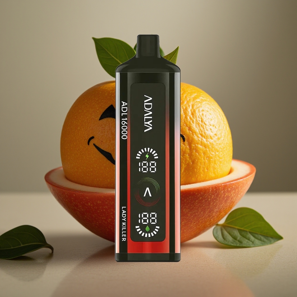 Adalya ADL 16000 PRO Puffs Staal Pijp USB-C Disposable Vape