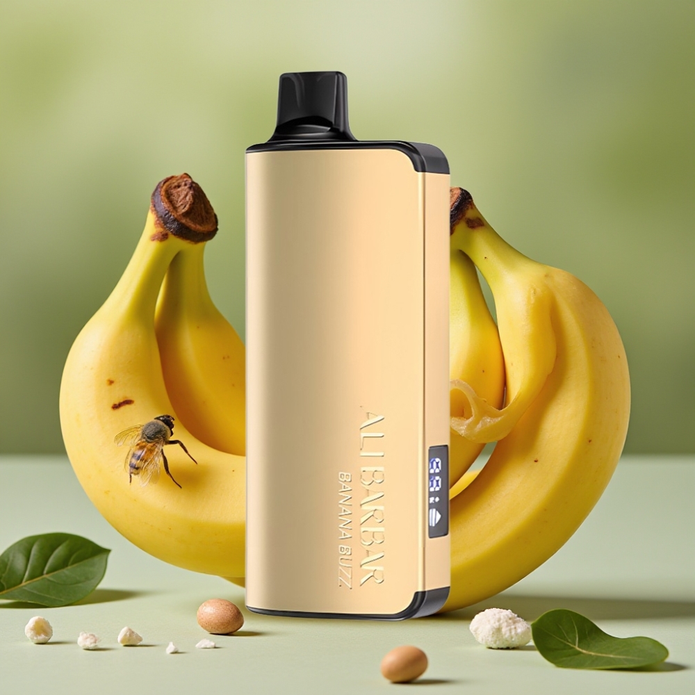 Alibarbar Ingot 9000 Puffs 22ml 2350mAh Banana Buzz Belgie vape leverancier