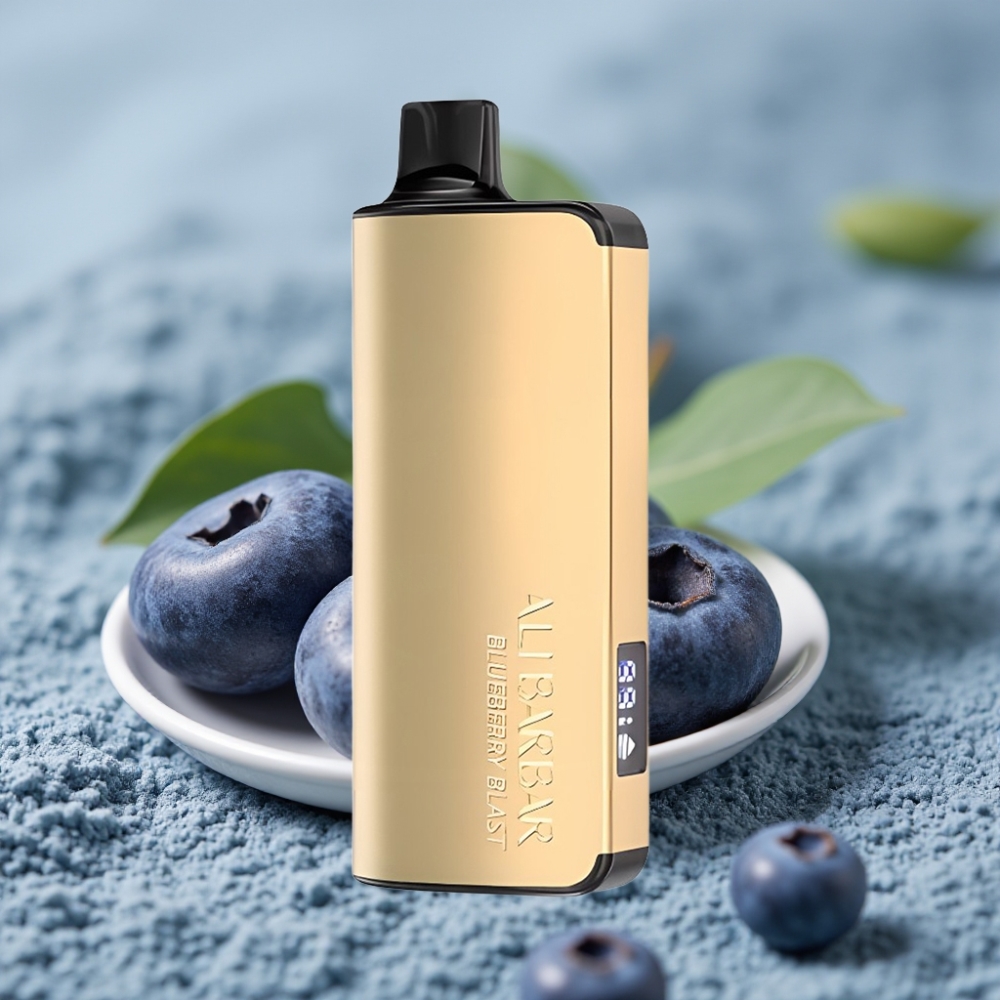 Alibarbar Ingot 9000 Puffs 22ml 2350mah LED Display Blueberry Blast
