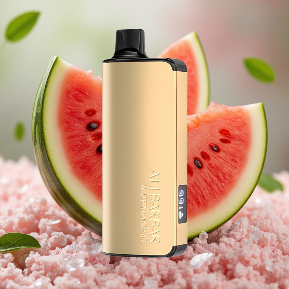 Alibarbar Ingot 9000 Puffs 22ml 2350mah LED Watermeloen IJs