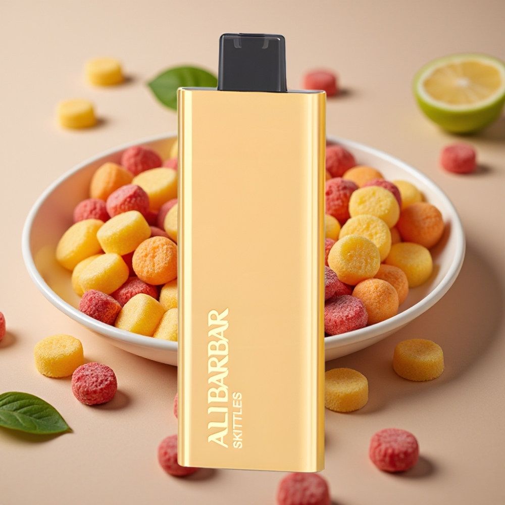 Alibarbar Pandora 7000 Puffs 17 ml Skittles Belgie vape leverancier