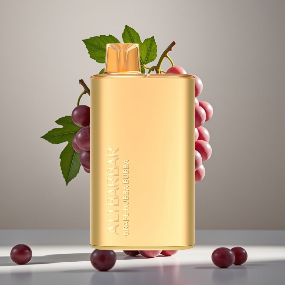 Alibarbar Rich 8000 Puffs 20ml 2000mAh Disposable Vape Grape Hubba Bubba