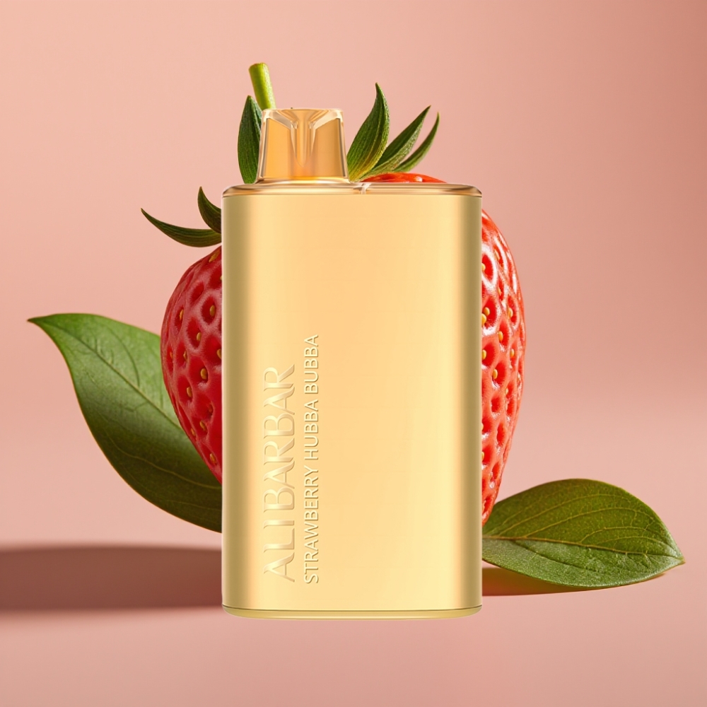 Alibarbar Rich 8000 Puffs 20ml 2000mAh Disposable Vape Strawberry Hubba Bubba