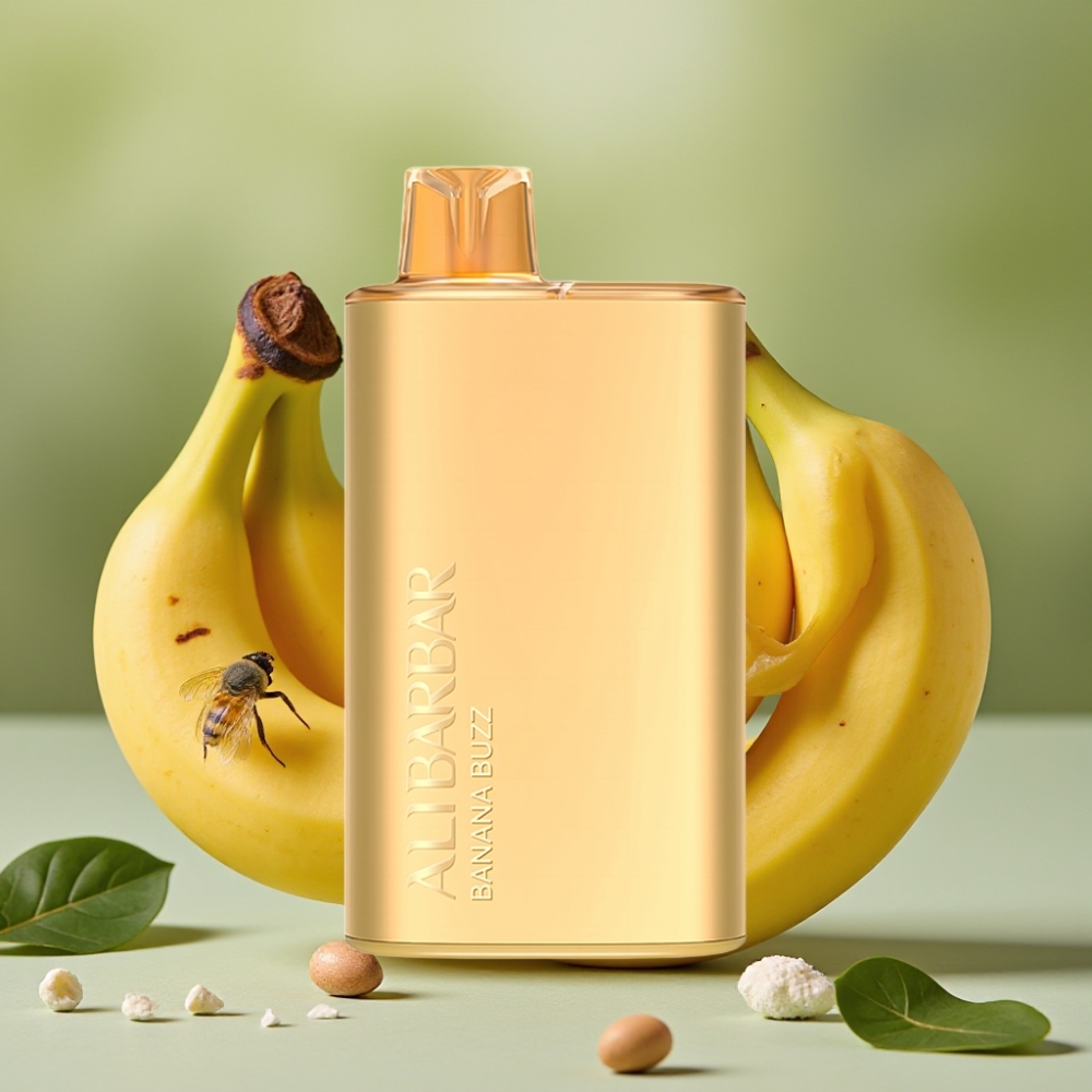 Alibarbar Rich 8000 Puffs 20ml Banana Buzz Disposable Vape