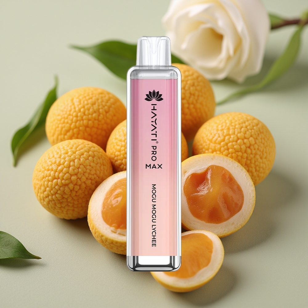 Hayati Pro Max 4000 Puffs 1400mAh Dual Mesh Disposable Vape Mogu Mogu Lychee