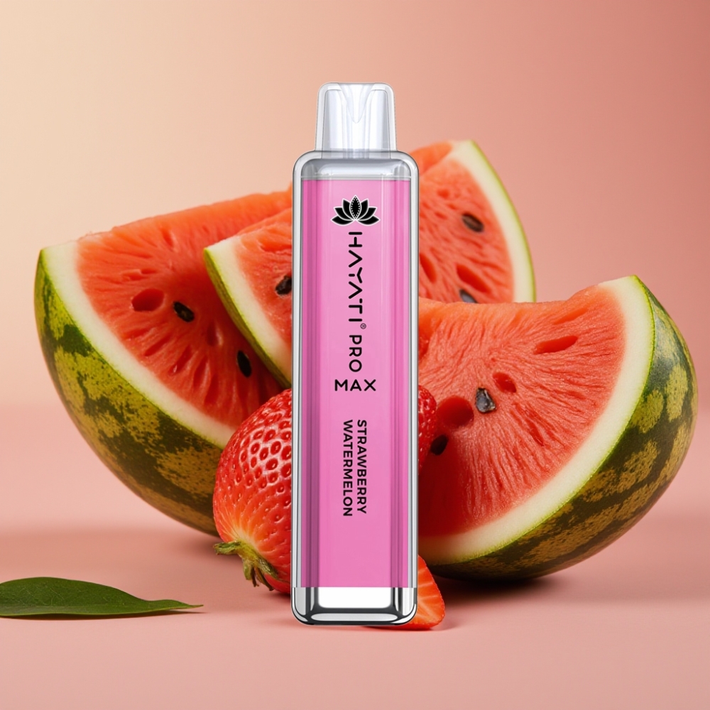 Hayati Pro Max 4000 Puffs 1400mAh Dual Mesh Disposable Vape Strawberry Watermelon
