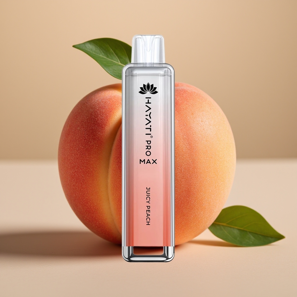 Hayati Pro Max 4000 Puffs 1400mAh LED Disposable Vape Juicy Peach