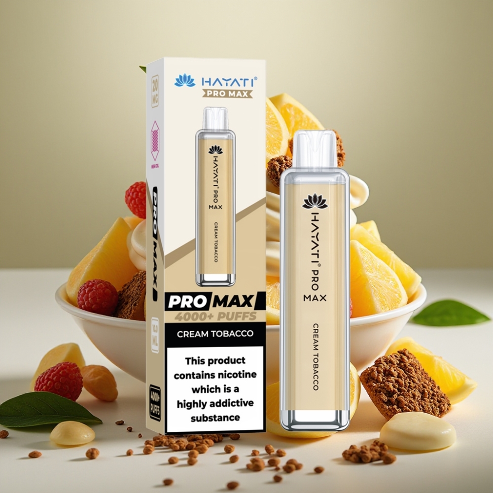 Hayati Pro Max 4000 Puffs 1400mAh Rechargebare Disposable Vape