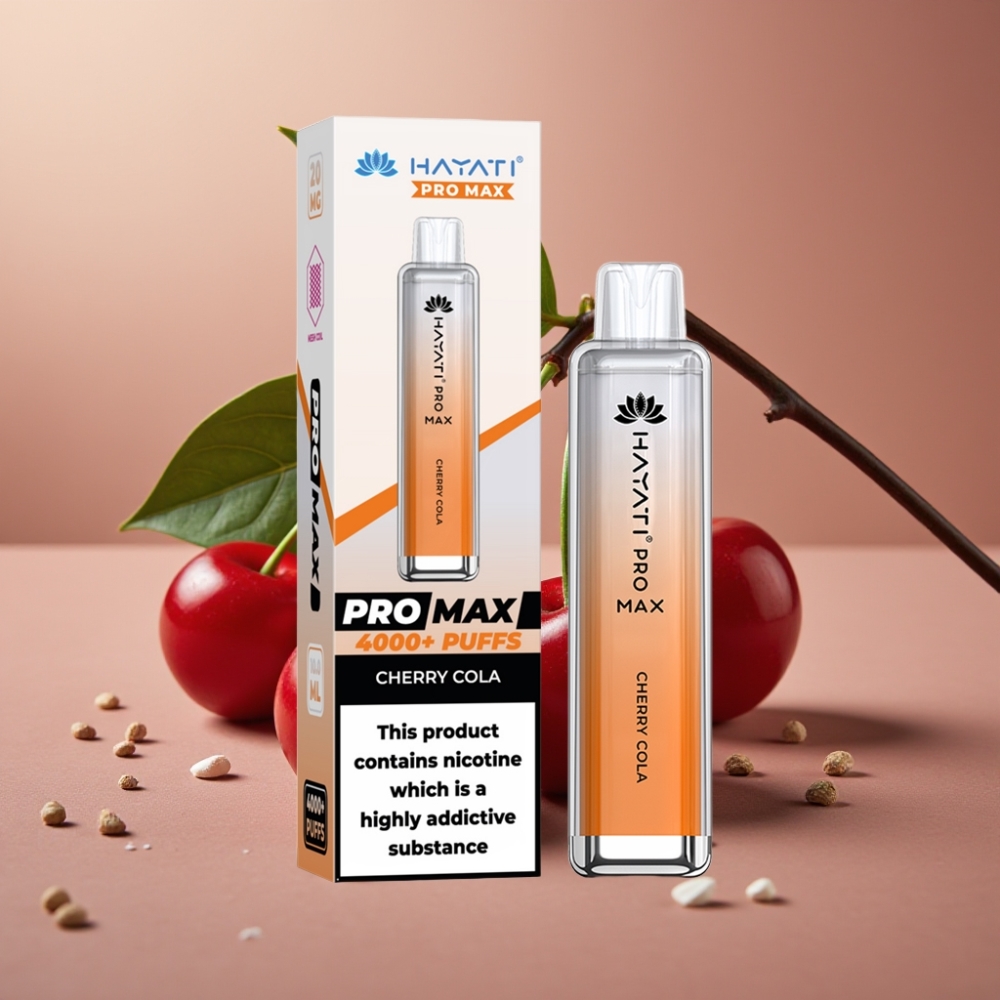Hayati Pro Max 4000 Puffs Disposable Vape 1400mAh Cherry Cola