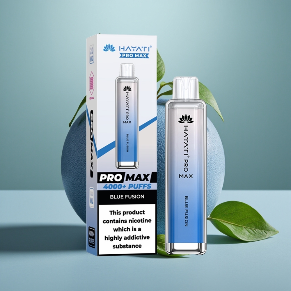 Hayati Pro Max 4000 Puffs Disposable Vape 1400mAh Dual Mesh Blue Fusion
