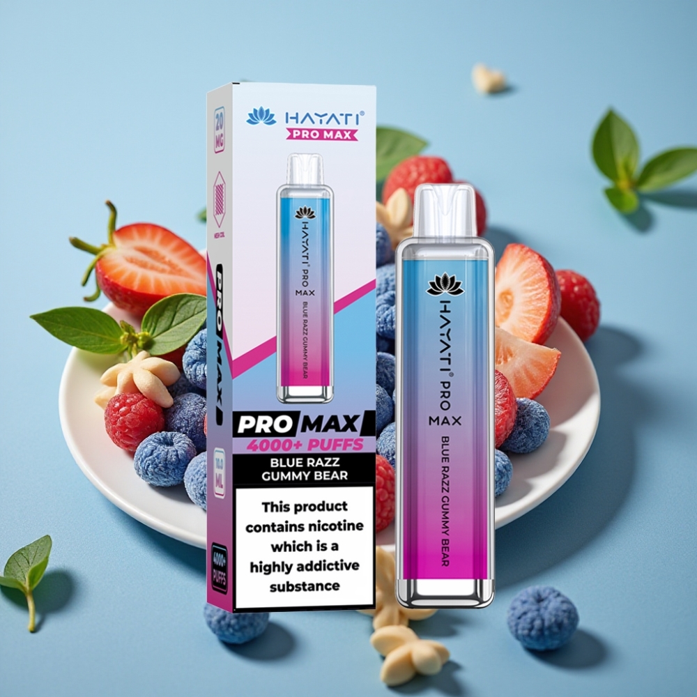 Hayati Pro Max 4000 Puffs Disposable Vape 1400mAh LED 2ml/10ml TPD
