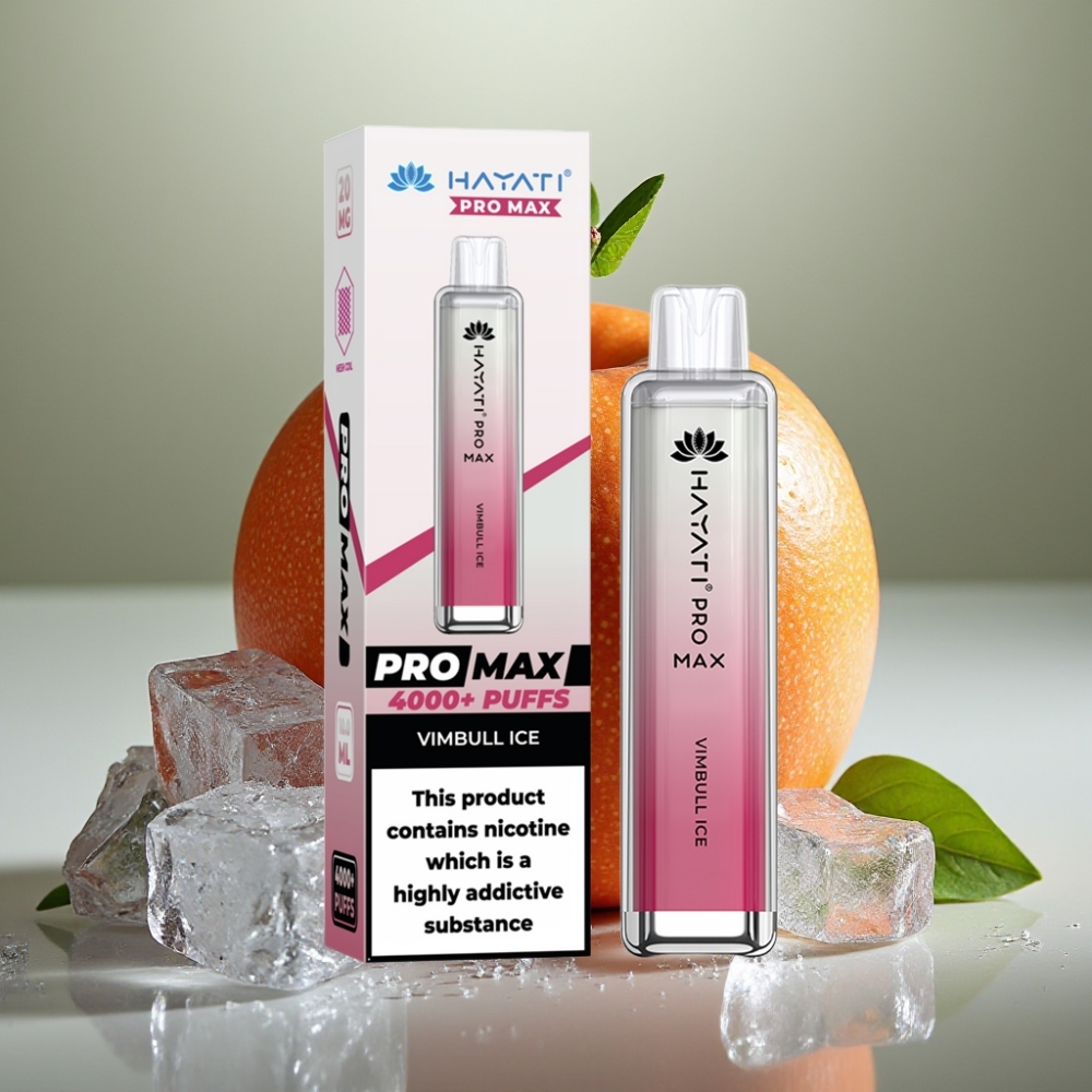 Hayati Pro Max 4000 Puffs Disposable Vape 1400mAh Rechargeable Dual Mesh Vimbull IJs