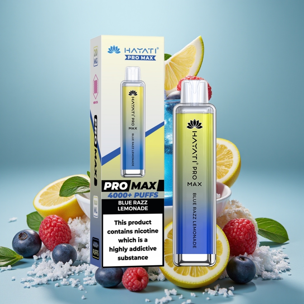 Hayati Pro Max 4000 Puffs Dual Mesh Coil 1400mAh TPD Belgie vape leverancier