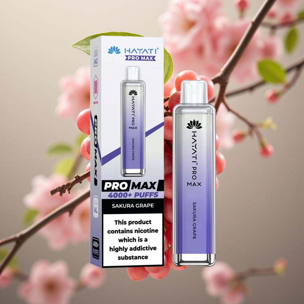 Hayati Pro Max 4000 Puffs Dual Mesh Coil TPD-Compliant Disposable Vape