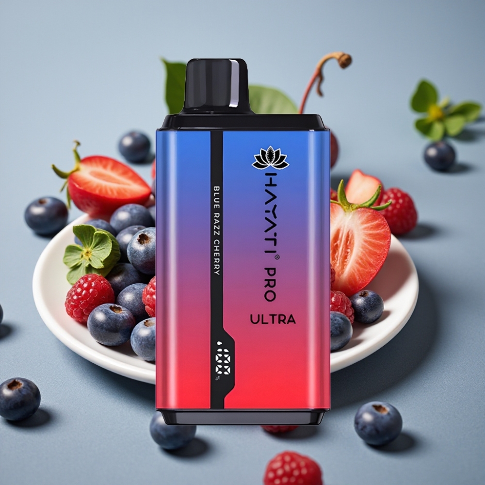 Hayati Pro Ultra 15000 Puffs 2×12ml 2% Blue Razz Cherry Belgie vape leverancier