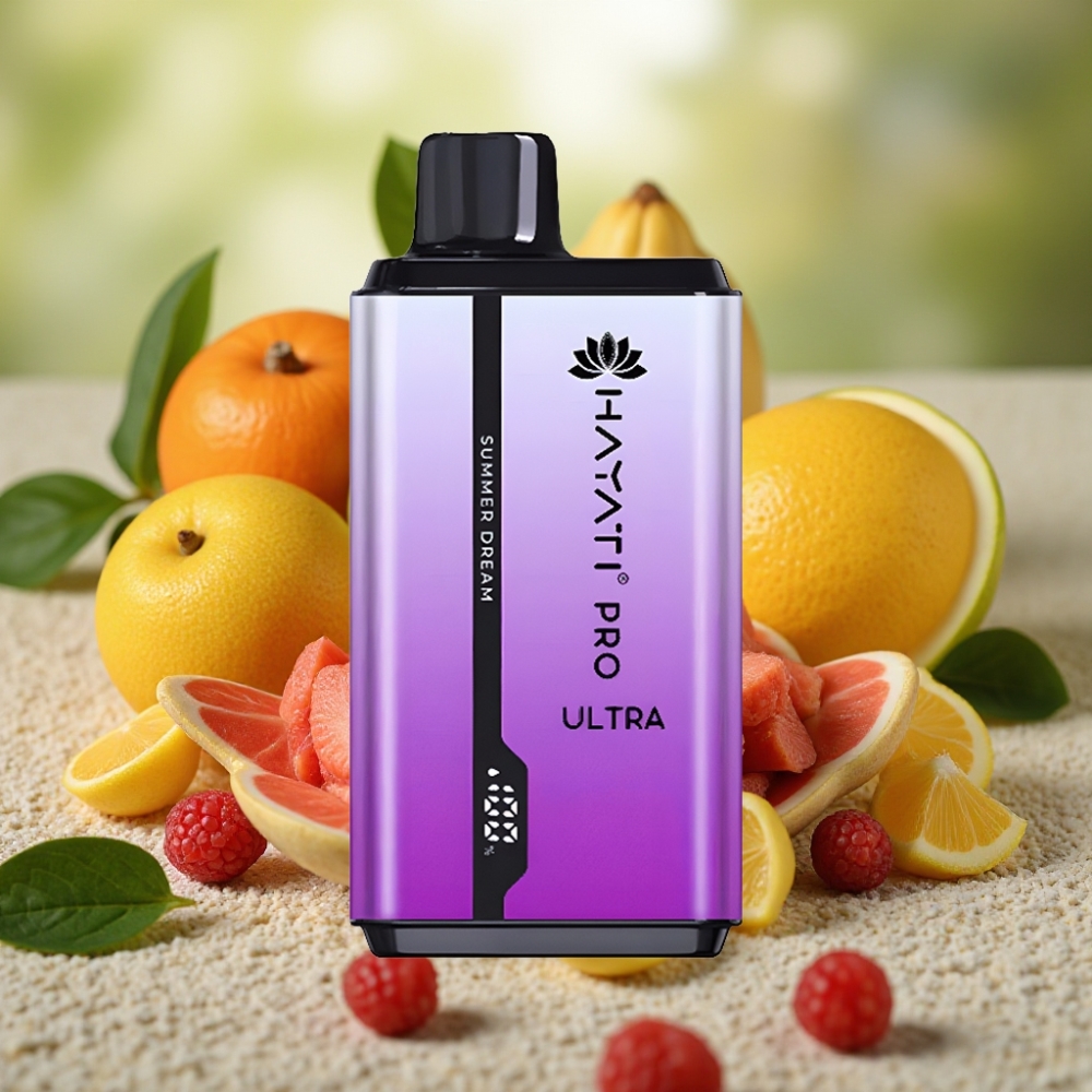 Hayati Pro Ultra 15000 Puffs 2×12ml 2% Summer Dream Belgie vape leverancier