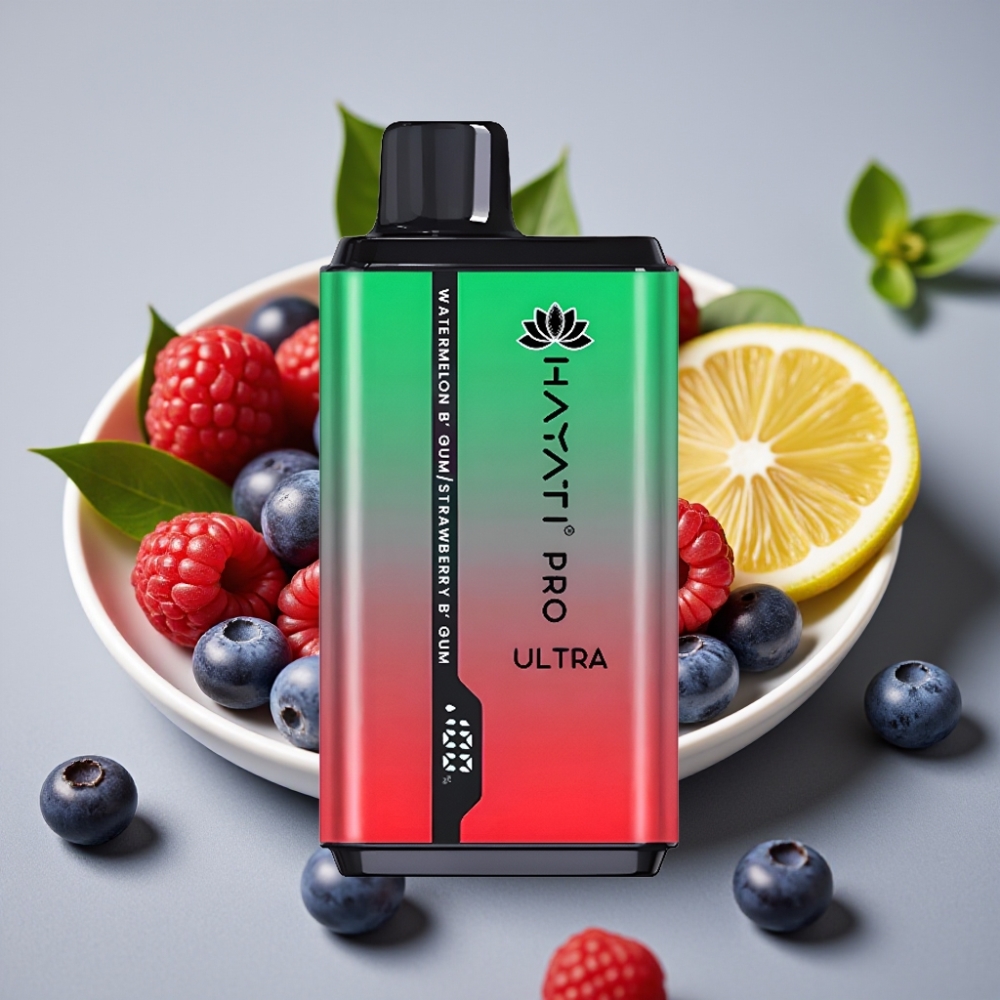 Hayati Pro Ultra 15000 Puffs 850mAh 24ml 2% 49 Smaken Blueberry Framboos Kers Citroen & Bosbes