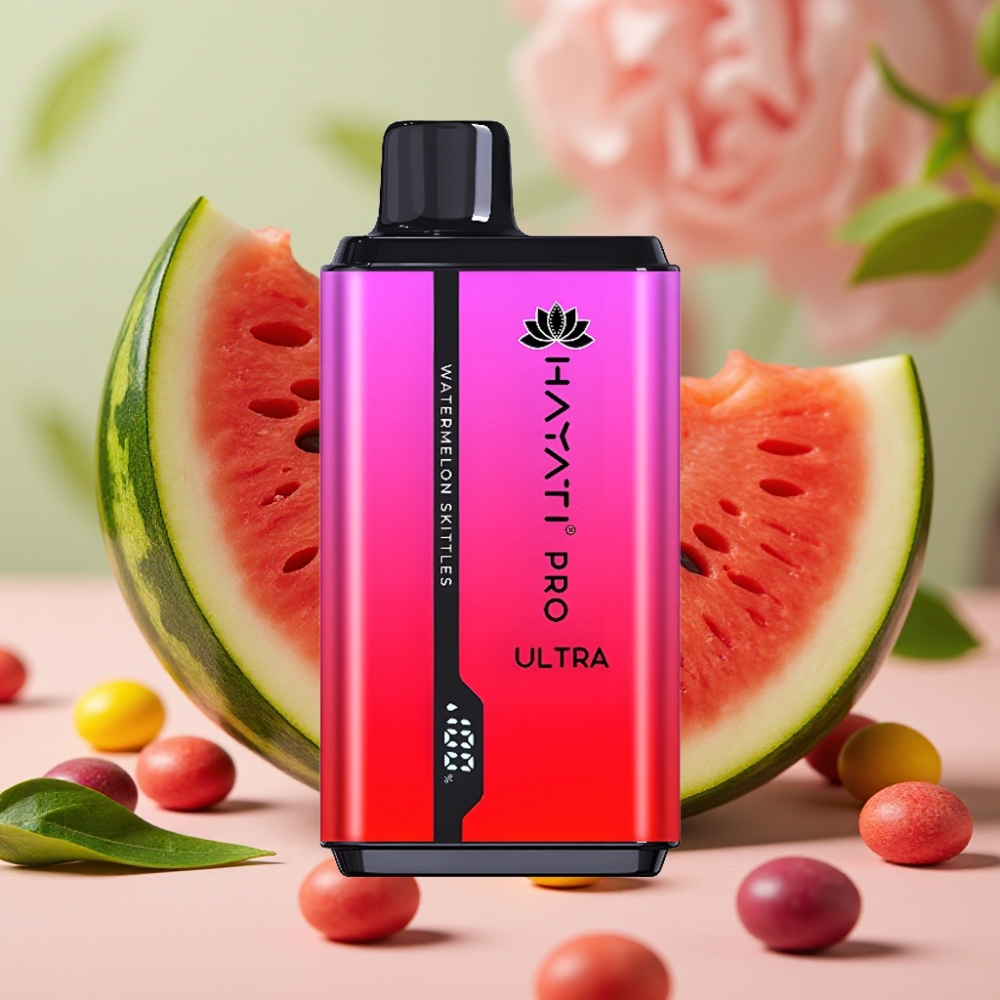 Hayati Pro Ultra 15000 Puffs 850mAh 24ml Watermelon Skittles