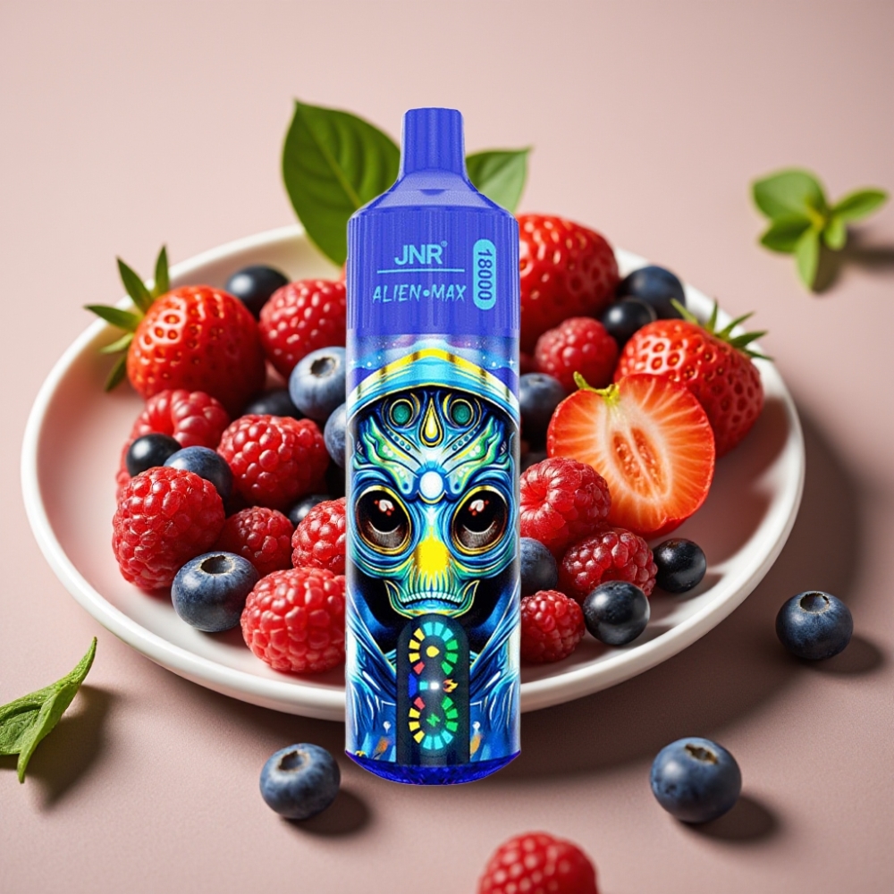JNR Alien Max 18000 Puffs Dual Mesh 28ml Type-C Mixed Berries