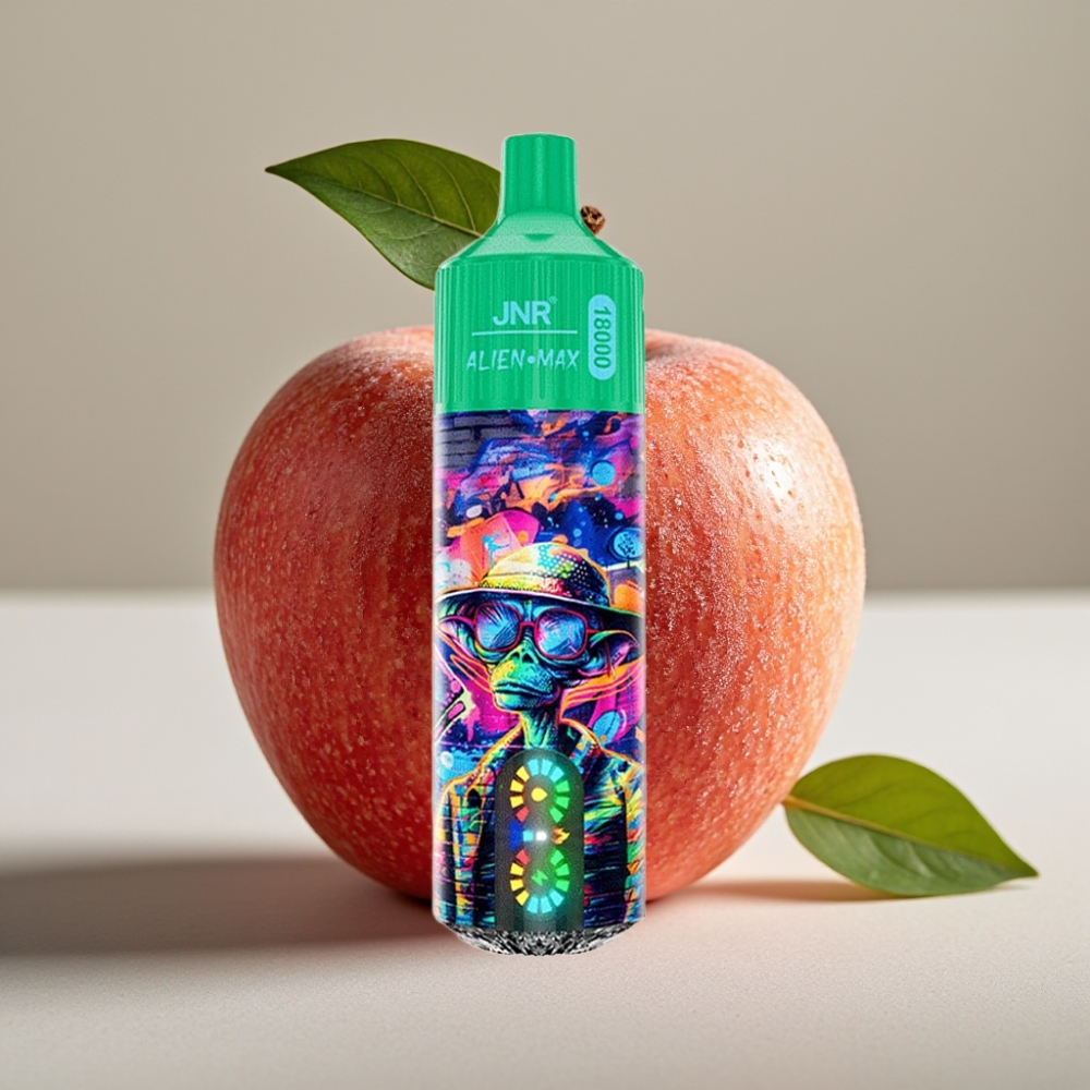 JNR Alien Max 18000 Puffs Dual Mesh Coil Smart LED Display Frozen Apple