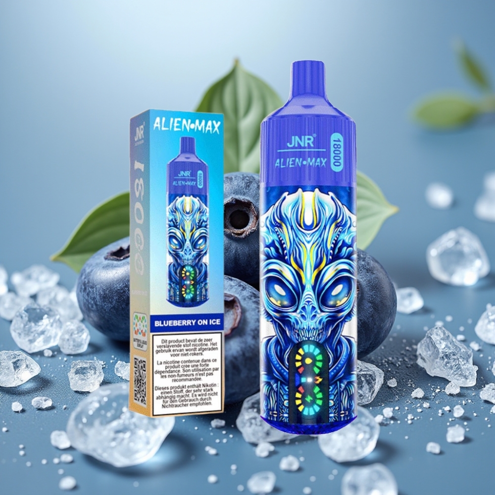 JNR Alien Max 18000 Puffs Dual Mesh LED Type-C Belgie vape leverancier