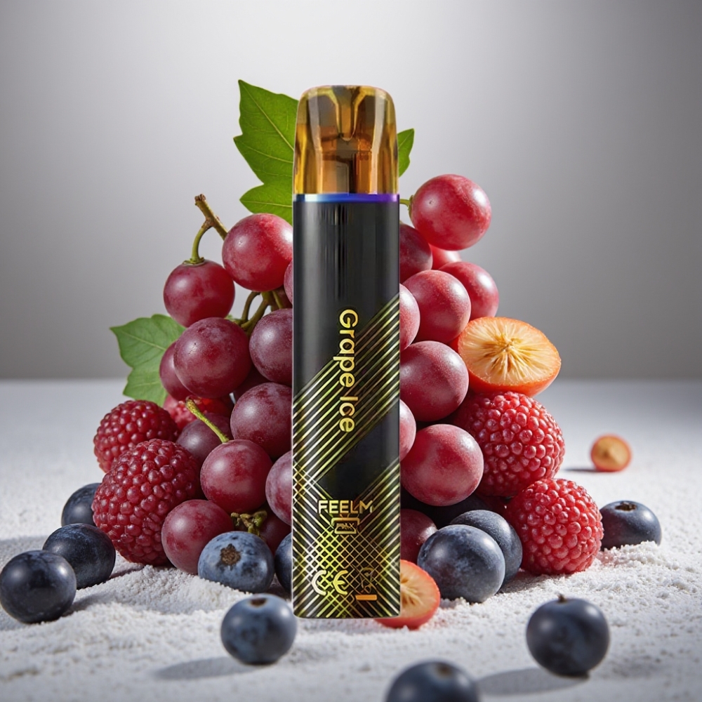 JNR Black&Golden 800 Puffs 2ml Grape Ice Belgie vape leverancier