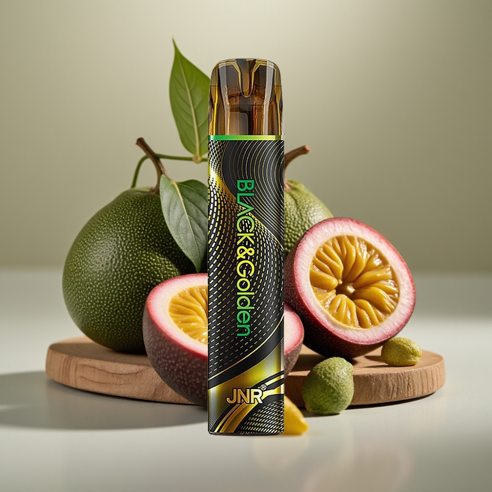 JNR Black&Golden 800 Puffs 550mAh 2ml TPD Disposable Vape Passion Monster