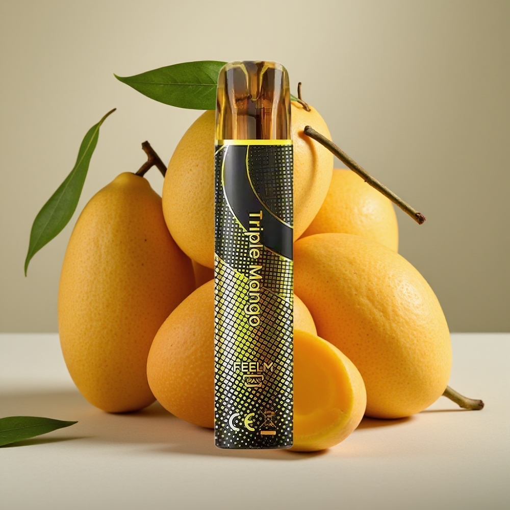 JNR Black&Golden 800 Puffs 550mAh 2ml TPD Triple Mango Belgie vape leverancier