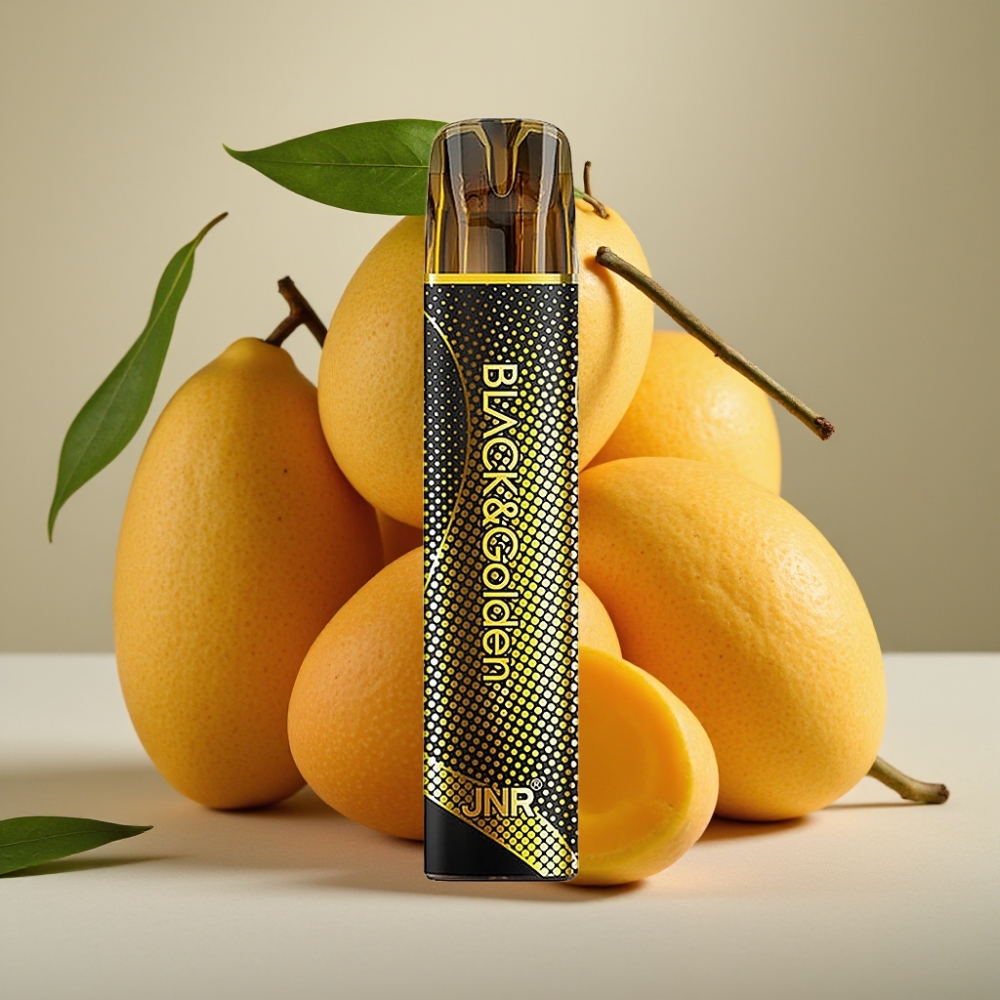 JNR Black&Golden 800 Puffs 550mAh 2ml TPD Triple Mango Belgie vape leverancier