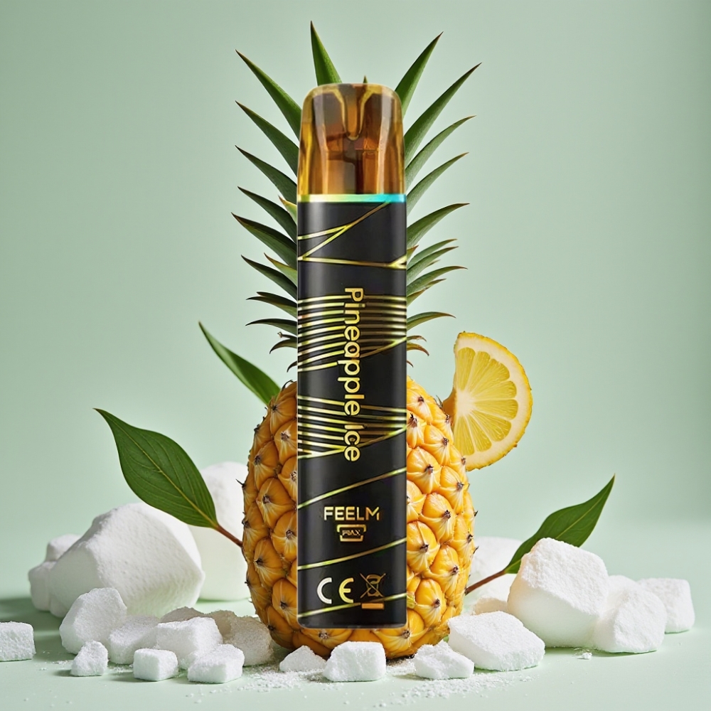 JNR Black&Golden 800 Puffs 550mAh Pineapple Ice Disposable Vape