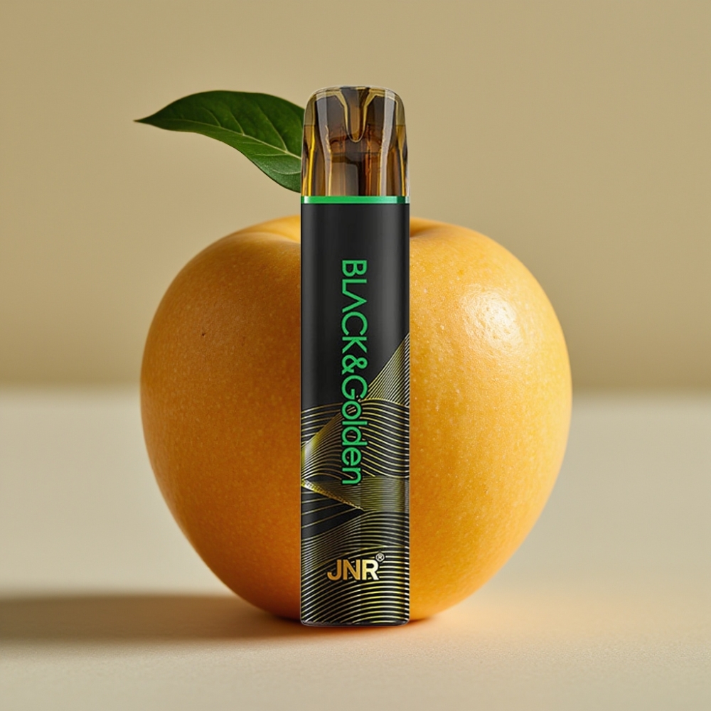 JNR Black&Golden 800 Puffs 550mAh Sour Apple Belgie vape leverancier