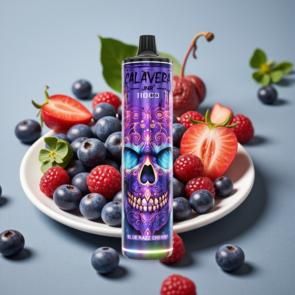 JNR Calavera 11000 Puffs 21ml 0%/2%/5% Type-C Blue Razz Cherry