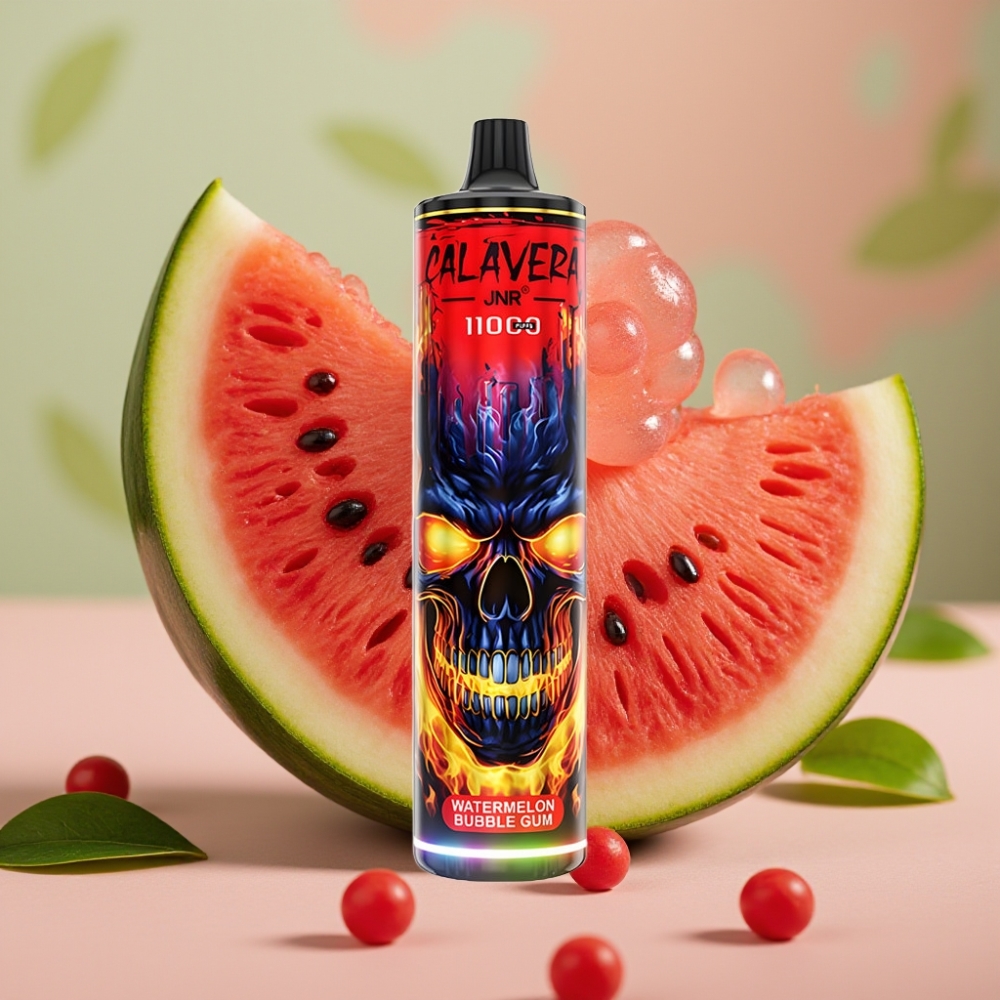 JNR Calavera 11000 Puffs 21ml 850mAh Watermelon Bubble Gum