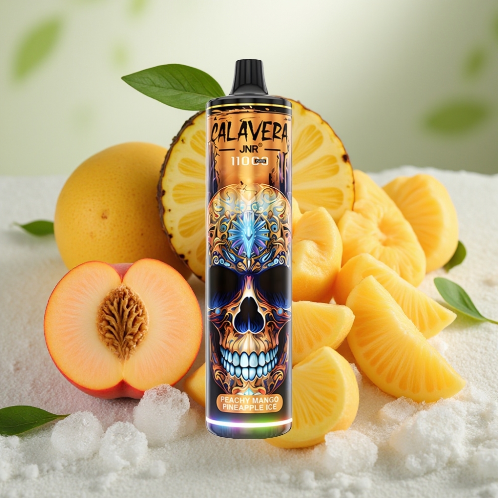 JNR Calavera 11000 Puffs 21ml Type-C Peach Mango Pineapple Ice