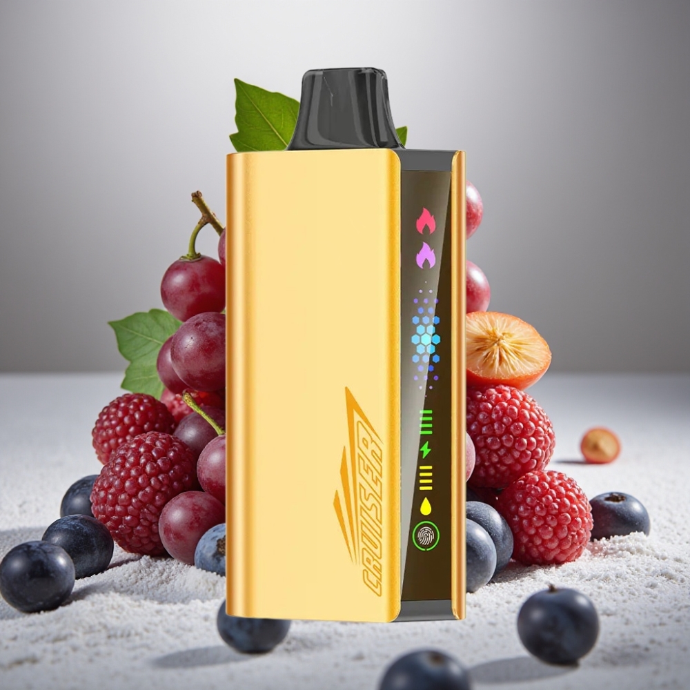 JNR Cruiser 12000 Puffs No-Charge Disposable Vape 3500 mAh Full-Metal Dual Mesh