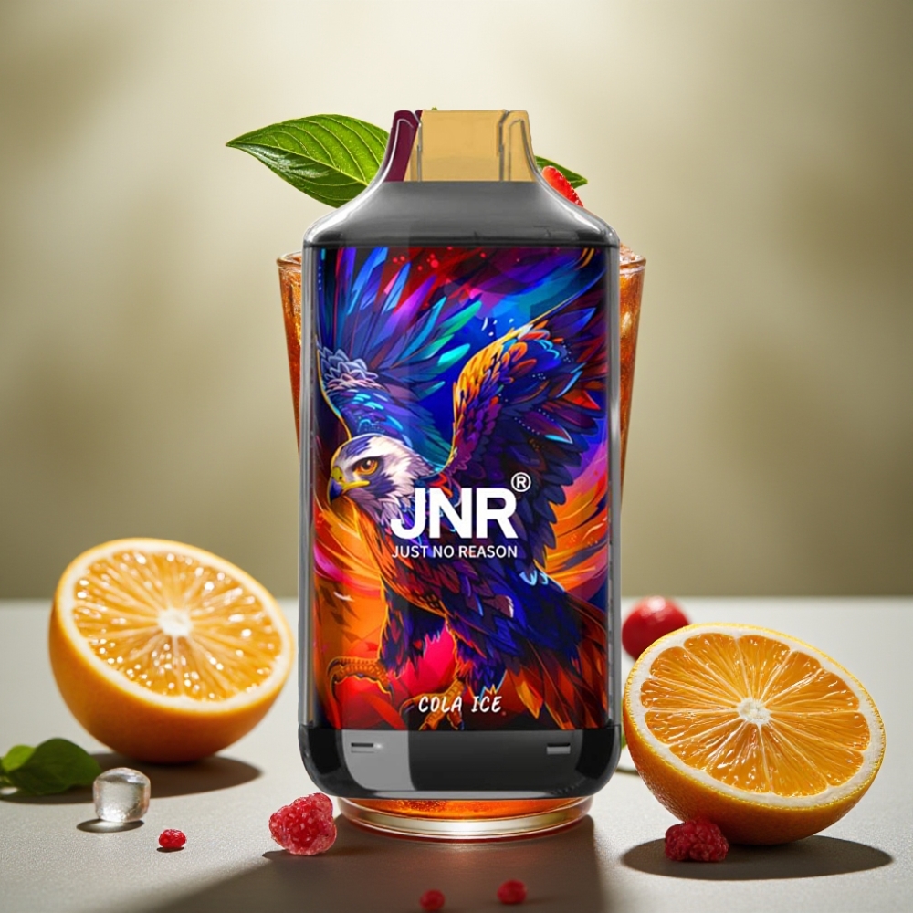 JNR Falcon 16000 Puffs 22ml Dual Mesh Type C Cola Ice Belgie vape leverancier