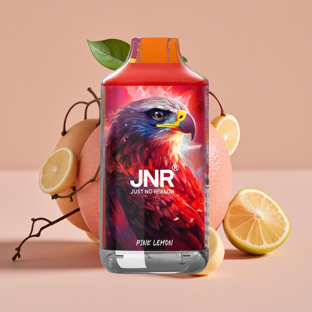 JNR Falcon 16000 Puffs 22ml Dual Mesh Type C Pink Lemon Belgie vape leverancier