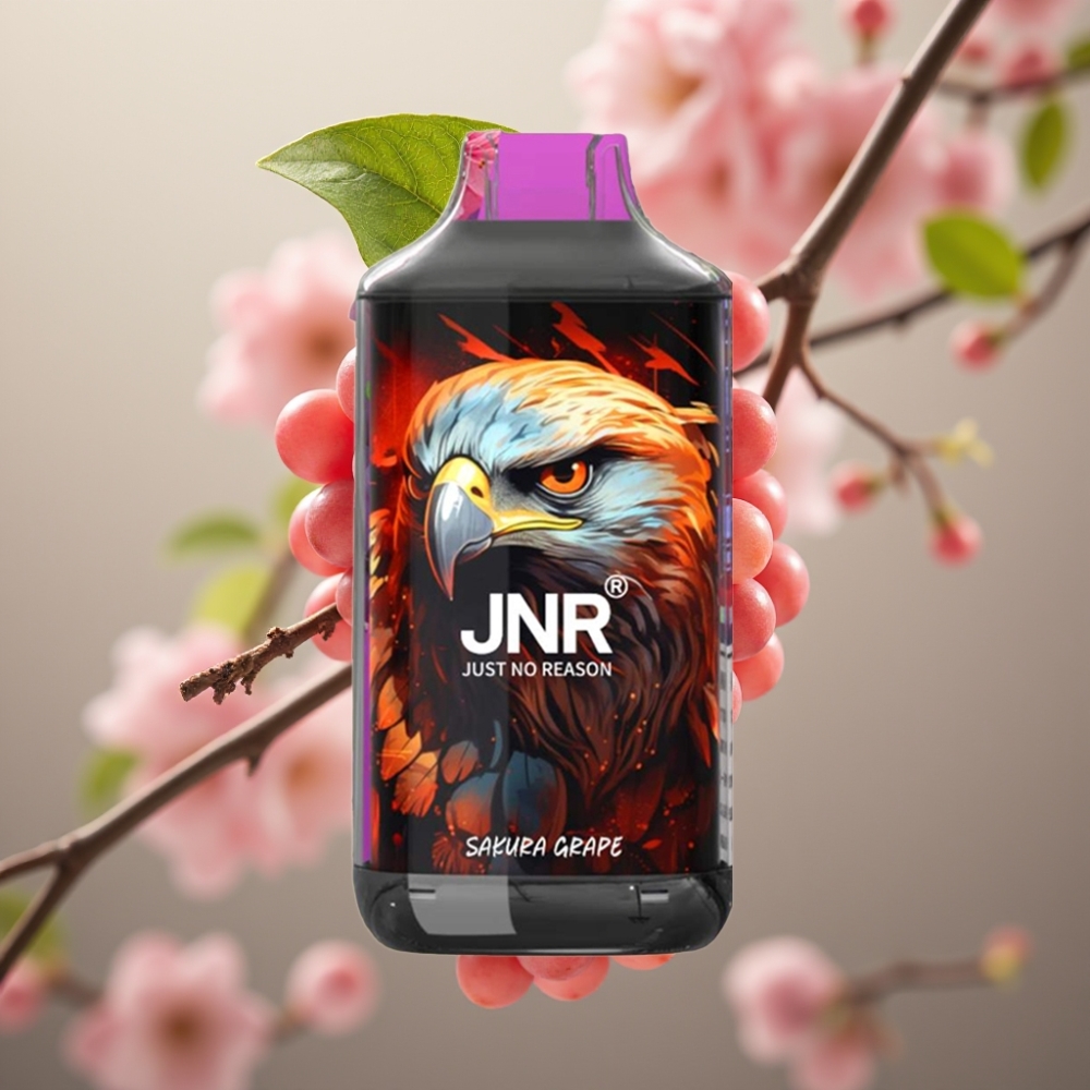 JNR Falcon 16000 Puffs 22ml Dual Mesh Type C Sakura Grape