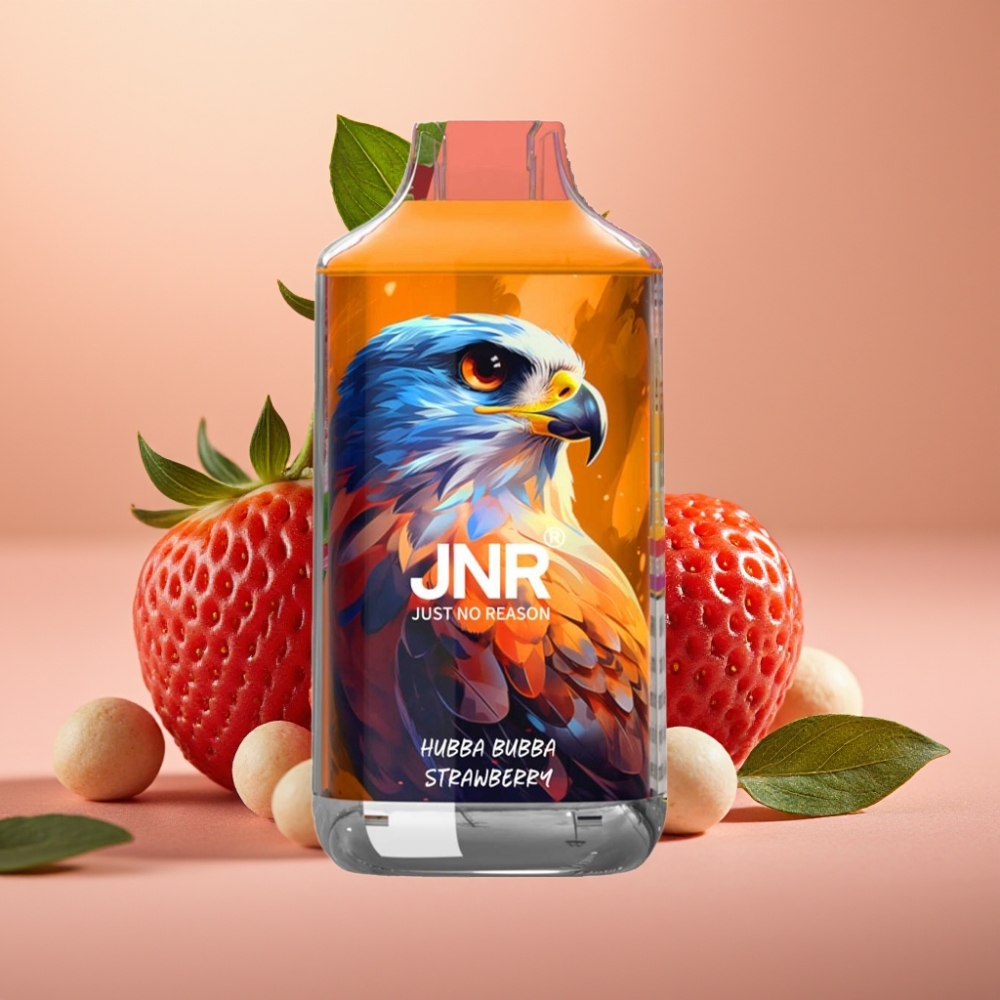 JNR Falcon 16000 Puffs 850mAh Type C Hubba Bubba Strawberry
