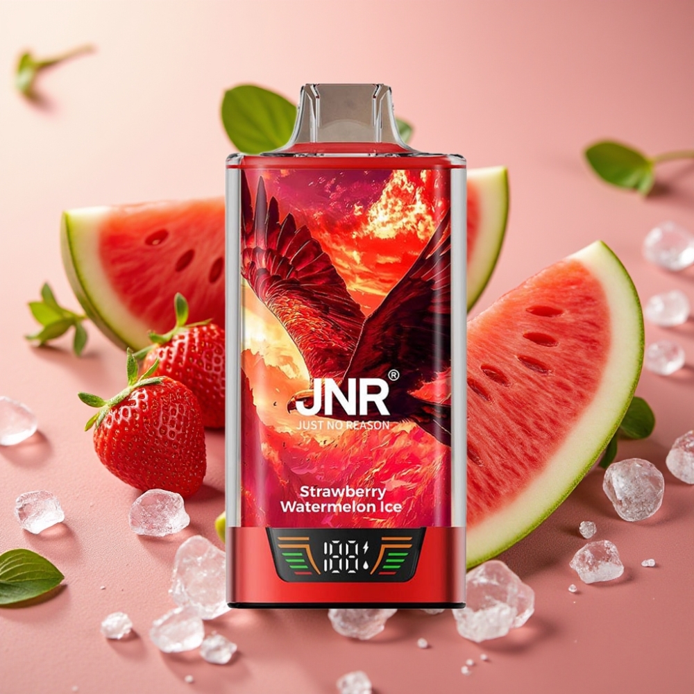 JNR Falcon Pro 28000 30ml 950mAh 5% Nicotine Disposable Vape Strawberry Watermelon Ice