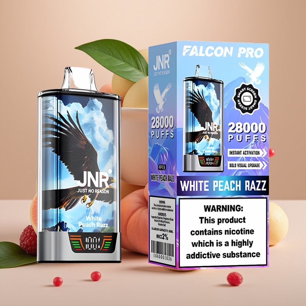JNR Falcon Pro 28000 Disposable 30ml 5% Nicotine Dual Mesh MTL