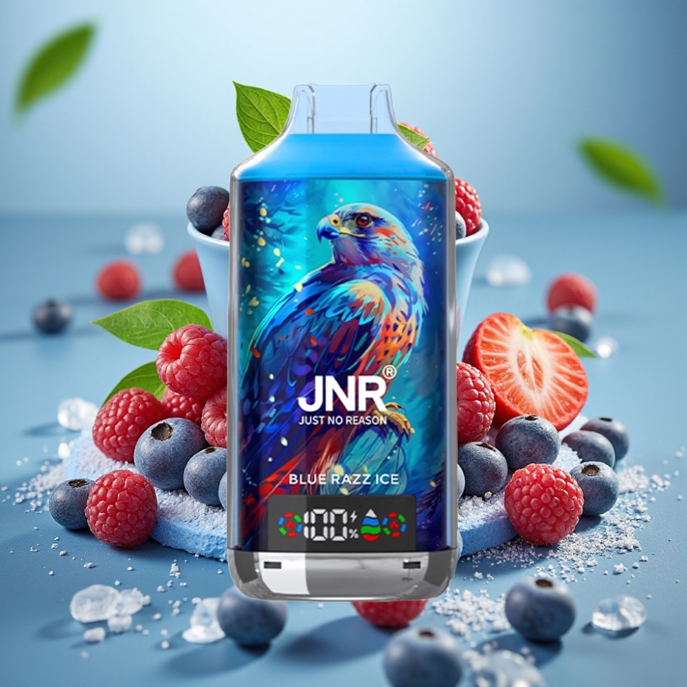 JNR Falcon X 18000 Puffs 24ml Dual Mesh Type-C Blue Razz-ijs