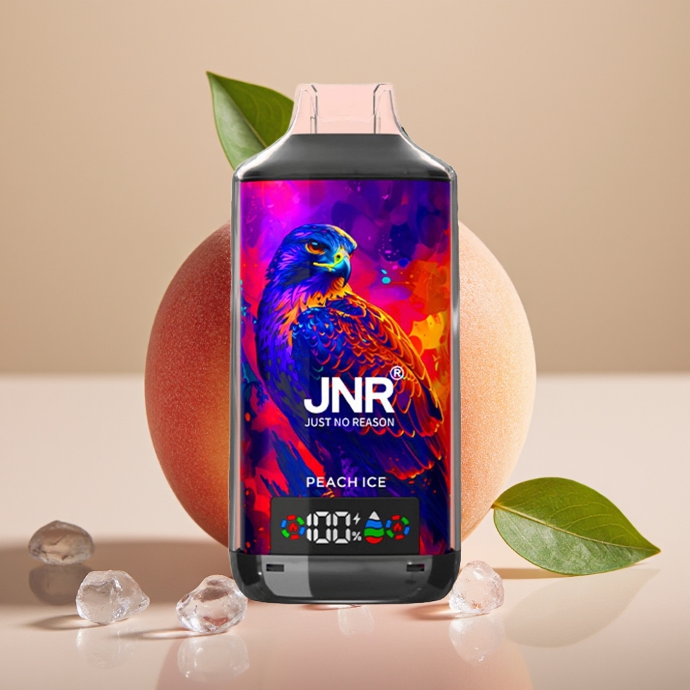JNR Falcon X 18000 Puffs 24ml Dual Mesh Type-C Peach Ice