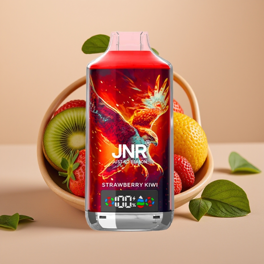 JNR Falcon X 18000 Puffs Dual Mesh 24ml Type-C Aardbei-kiwi