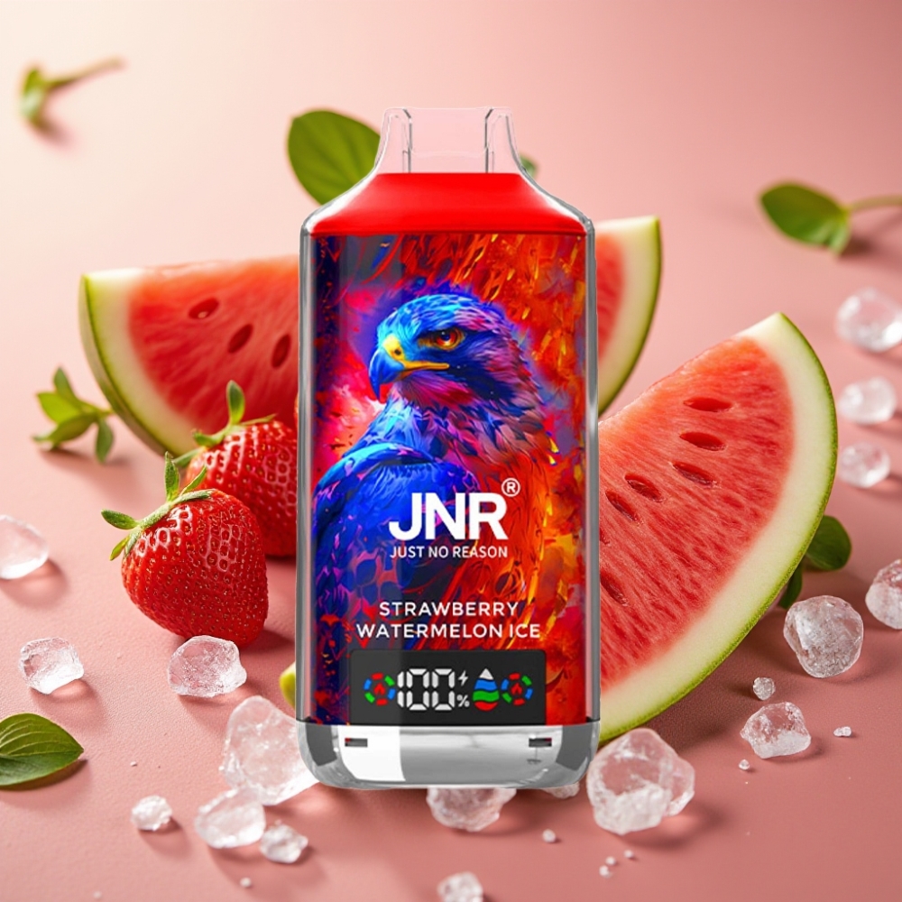 JNR Falcon X 18000 Puffs Dual Mesh 24ml Type-C Aardbei-watermeloenijs