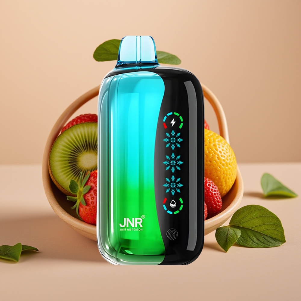 JNR Flex Ice 21000 Puffs 26ml Touch Screen Ajusteerbare IJs